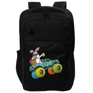 Dabbing Bunny Happy Easter Monster Truck Lovers Impact Tech Backpack