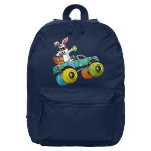 Dabbing Bunny Happy Easter Monster Truck Lovers 16 in Basic Backpack