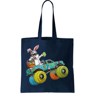 Dabbing Bunny Happy Easter Monster Truck Lovers Tote Bag