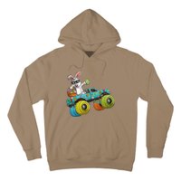 Dabbing Bunny Happy Easter Monster Truck Lovers Hoodie