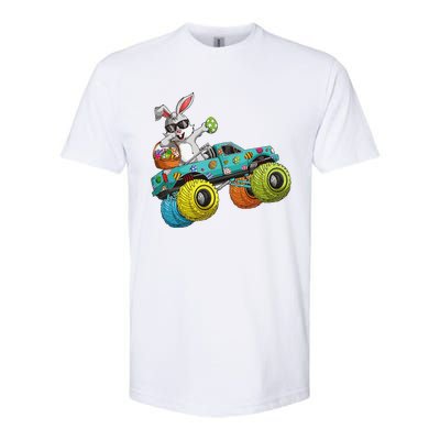 Dabbing Bunny Happy Easter Monster Truck Lovers Softstyle® CVC T-Shirt