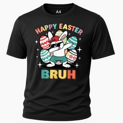 Dab Bunny Happy Easter Bruh Meme Performance Shirt