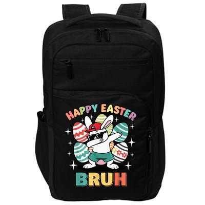 Dab Bunny Happy Easter Bruh Meme Impact Tech Backpack