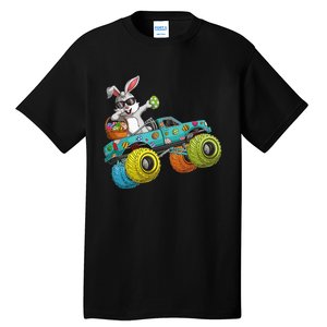 Dabbing Bunny Happy Easter Monster Truck Lovers Tall T-Shirt