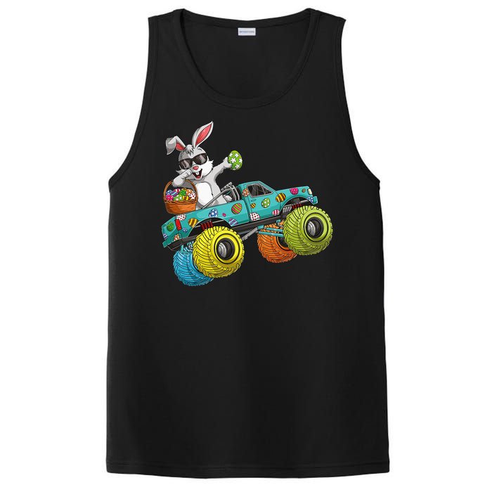 Dabbing Bunny Happy Easter Monster Truck Lovers PosiCharge Competitor Tank