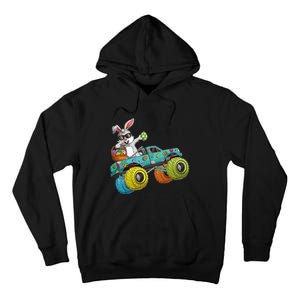 Dabbing Bunny Happy Easter Monster Truck Lovers Tall Hoodie