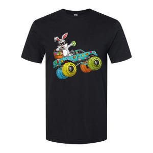 Dabbing Bunny Happy Easter Monster Truck Lovers Softstyle CVC T-Shirt