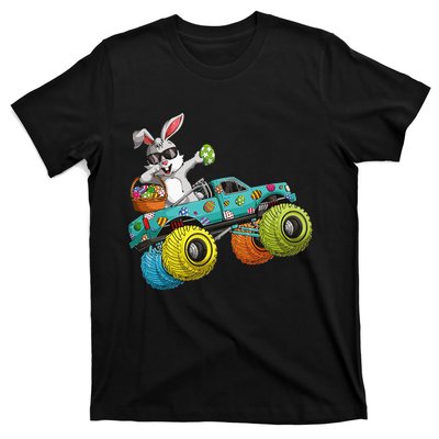 Dabbing Bunny Happy Easter Monster Truck Lovers T-Shirt