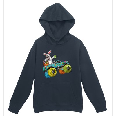 Dabbing Bunny Happy Easter Monster Truck Lovers Urban Pullover Hoodie