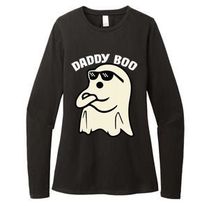 Daddy Boo Halloween Family Matching Costume Ghost Dad 2024 Womens CVC Long Sleeve Shirt