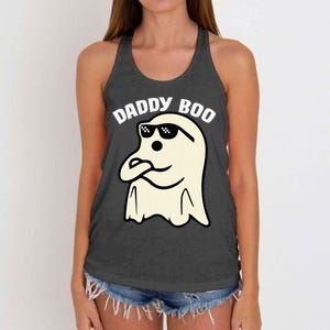 Daddy Boo Halloween Family Matching Costume Ghost Dad 2024 Women's Knotted Racerback Tank