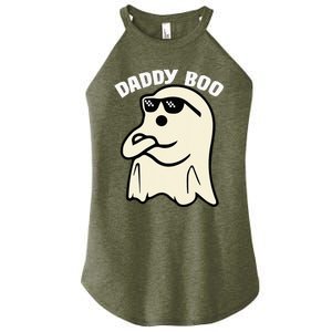 Daddy Boo Halloween Family Matching Costume Ghost Dad 2024 Women's Perfect Tri Rocker Tank