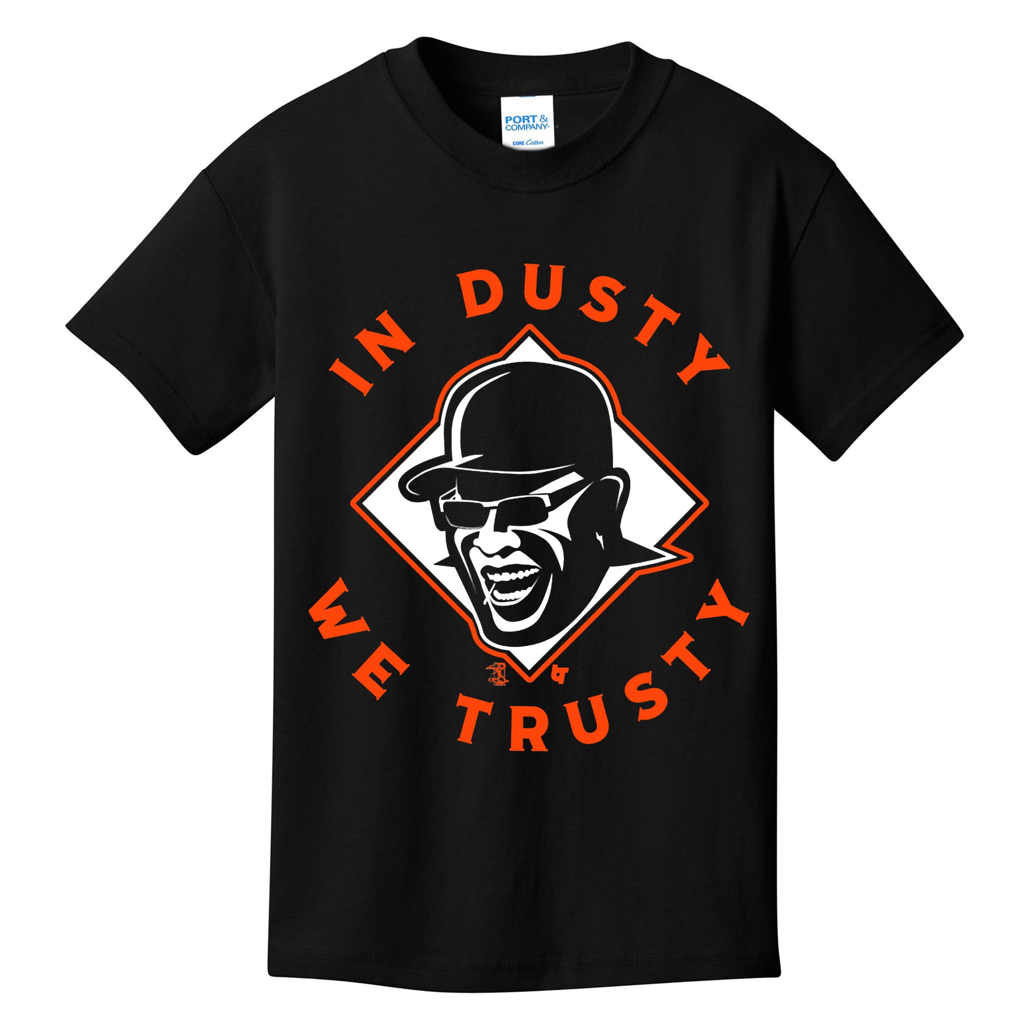 Dusty Baker - In Dusty We Trusty - Houston Baseball Kids T-Shirt