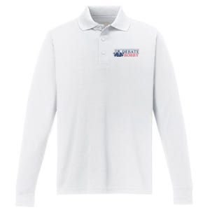 Debate Bobby I Am A Kennedy Democrat 2024 Performance Long Sleeve Polo