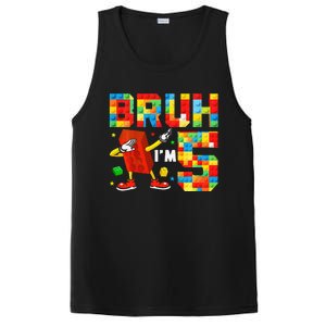 Dabbing Bruh IM 5 Year Old 5th Birthday Boy Building Blocks PosiCharge Competitor Tank