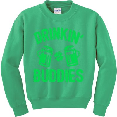 Drinking Buddies Irish Proud St Patrick's Day Kids Sweatshirt