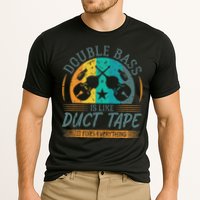 Double Bass Is Like Duct Tape Upright Bass Contrabass Player Cooling Performance Crew T-Shirt