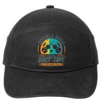 Double Bass Is Like Duct Tape Upright Bass Contrabass Player 7-Panel Snapback Hat