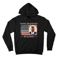 Dark Brandon is Rising Dark Brandon Rises Pro Biden USA Flag Tall Hoodie