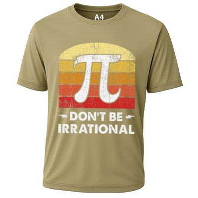 DonT Be Irrational Funny Retro Pi Day Math Lovers .Png Cooling Performance Crew T-Shirt