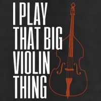 Double Bass I Play That Big Violin Thing Funny Gift Adult Drive Performance Visor