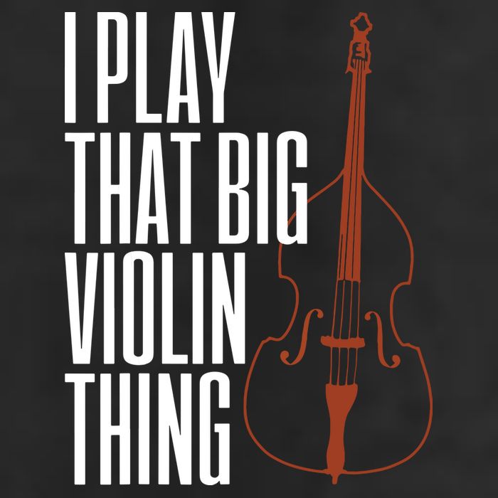 Double Bass I Play That Big Violin Thing Funny Gift Adult Drive Performance Visor
