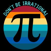 Don't Be Irrational, Happy Pi Irrational, Funny Symbol Pi Day Backpack