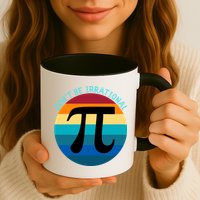 Don't Be Irrational, Happy Pi Irrational, Funny Symbol Pi Day Mug