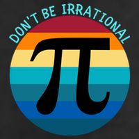 Don't Be Irrational, Happy Pi Irrational, Funny Symbol Pi Day Trucker Hat