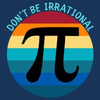 Don't Be Irrational, Happy Pi Irrational, Funny Symbol Pi Day Hoodie