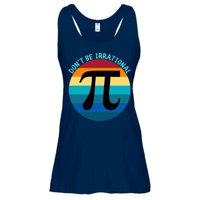 Don't Be Irrational, Happy Pi Irrational, Funny Symbol Pi Day Ladies Essential Flowy Tank