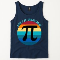 Don't Be Irrational, Happy Pi Irrational, Funny Symbol Pi Day Tank Top