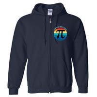 Don't Be Irrational, Happy Pi Irrational, Funny Symbol Pi Day Full Zip Hoodie