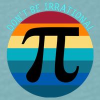 Don't Be Irrational, Happy Pi Irrational, Funny Symbol Pi Day Sueded Cloud Jersey T-Shirt