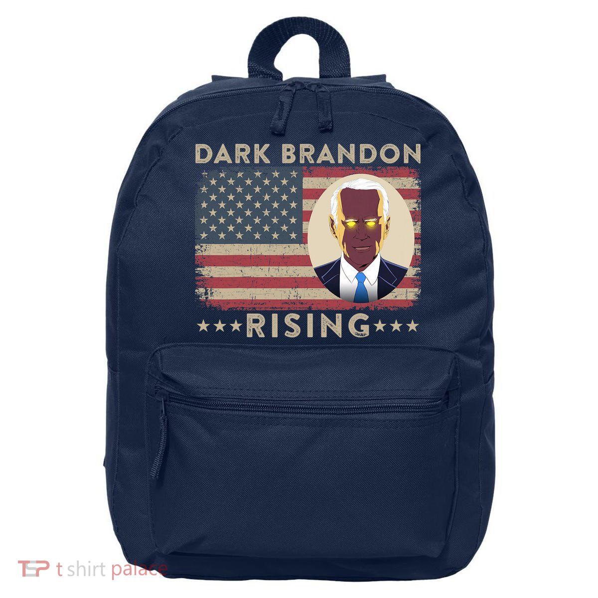 Dark Brandon Is Rising Dark Brandon Rises Biden USA Flag 16 in Basic Backpack