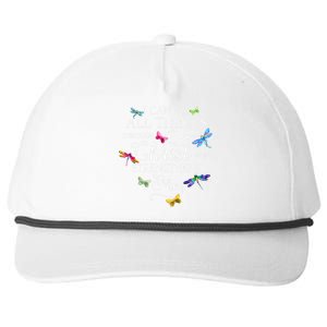 Dragonfly Butterfly I Can Do All Things Through Chrisgift Snapback Five-Panel Rope Hat