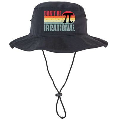 Don't Be Irrational Retro Vintage Symbol Pi Day Bucket Hat