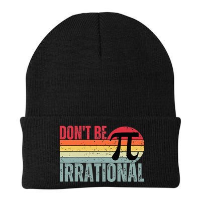 Don't Be Irrational Retro Vintage Symbol Pi Day Beanie