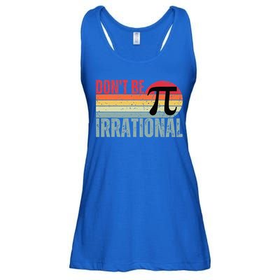 Don't Be Irrational Retro Vintage Symbol Pi Day Ladies Essential Flowy Tank