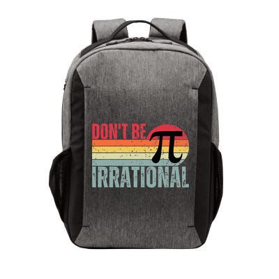 Don't Be Irrational Retro Vintage Symbol Pi Day Vector Backpack