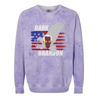 Dark Brandon Joe Biden Dark Brandon Meme Trending Colorblast Crewneck Sweatshirt