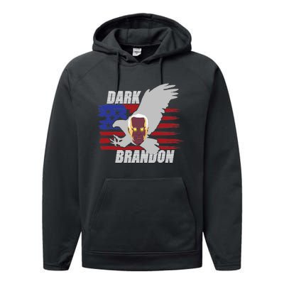 Dark Brandon Joe Biden Dark Brandon Meme Trending Performance Fleece Hoodie