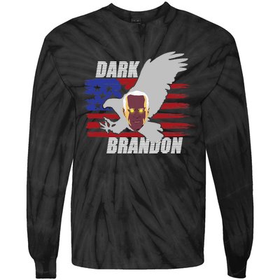 Dark Brandon Joe Biden Dark Brandon Meme Trending Tie-Dye Long Sleeve Shirt