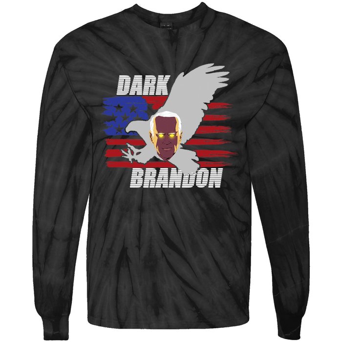 Dark Brandon Joe Biden Dark Brandon Meme Trending Tie-Dye Long Sleeve Shirt