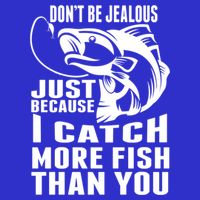 Don't Be Jealous Just Because I Catch More Fish Than You Father's Day Gift 16 in Basic Backpack