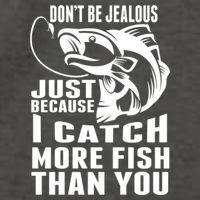 Don't Be Jealous Just Because I Catch More Fish Than You Father's Day Gift Vector Backpack