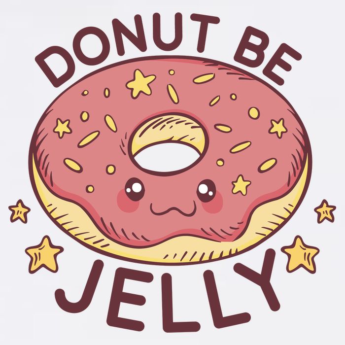 Donut Be Jelly Cute Funny Trucker Hat
