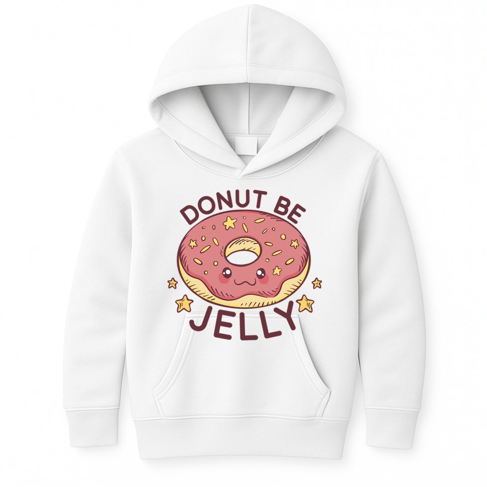 Donut Be Jelly Cute Funny Kids Hoodie