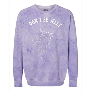 Dont Be Jelly Funny Humor Colorblast Crewneck Sweatshirt