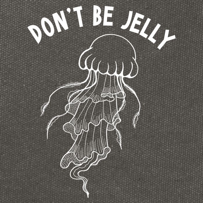 Dont Be Jelly Funny Humor Cotton Canvas Backpack